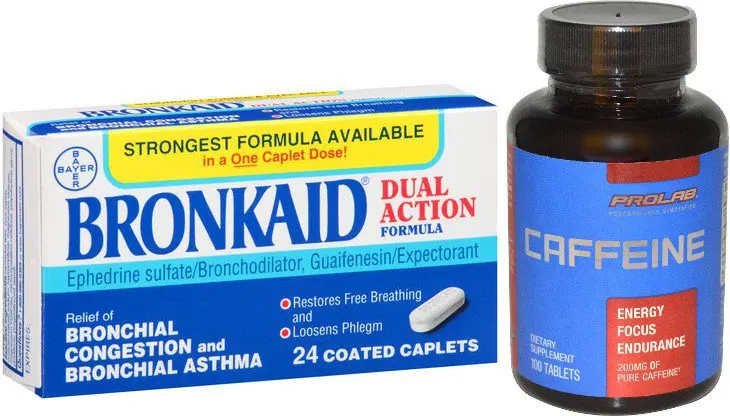 eca stack bronkaid caffeine