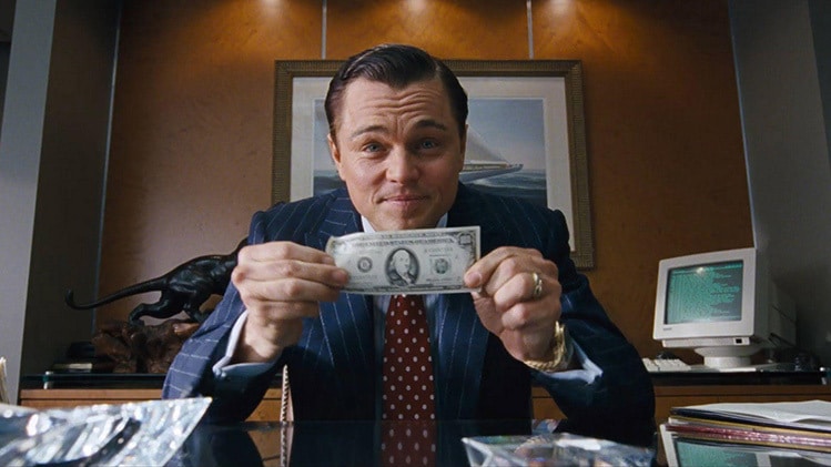 wolf of wallstreet money