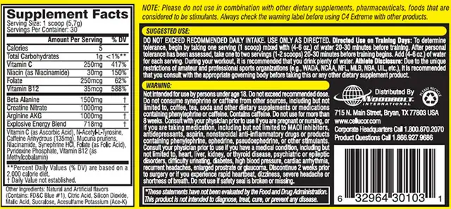 c4 pre workout review ingredients