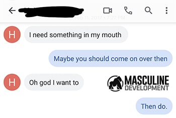 texting a woman example of good texts