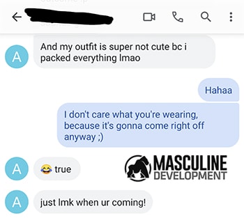 what to text a girl example