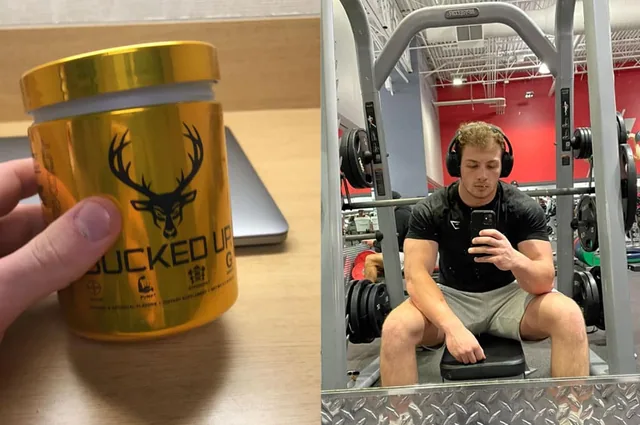 Bucked up at the gym
