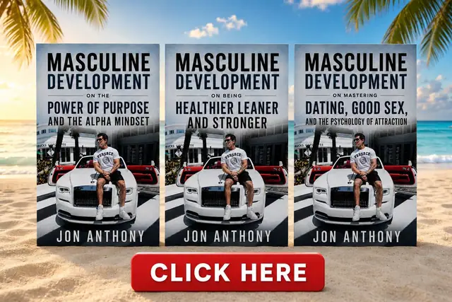 Masculine Development, the three books by Jon Anthony, on Amazon